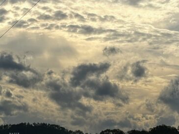 毎日通る道の上に、二度と同じ空はない